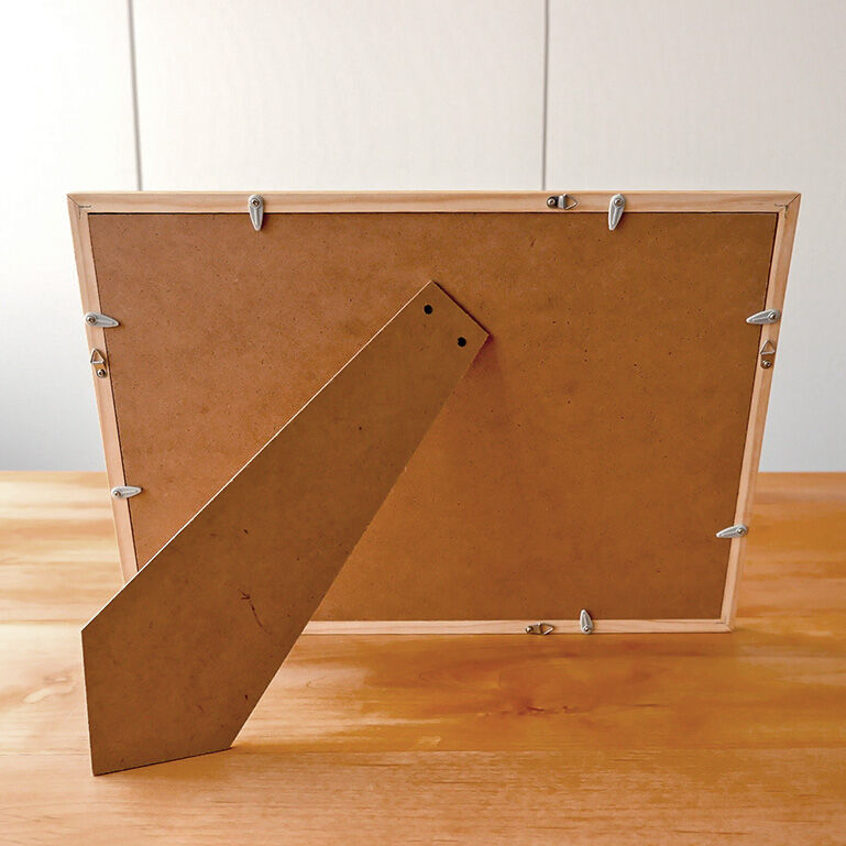Amazon.co.jp: 木製額縁 PHOTO FRAME M08 ワイド4切 4枚 富士