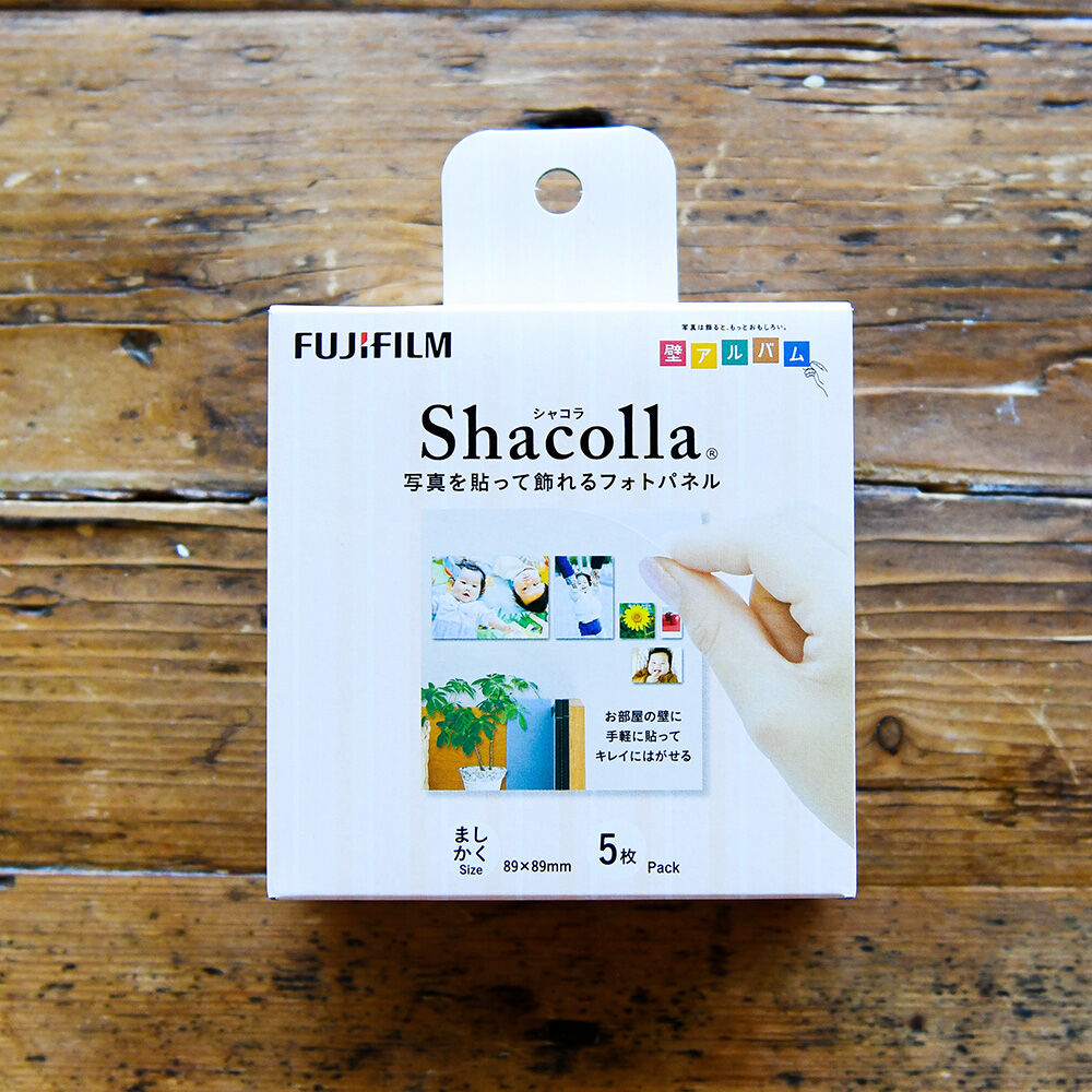 超特価SALE開催！ シャコラ(shacolla) 壁タイプ 5枚パック ましかくサイズ(89×89mm ヘアゴム