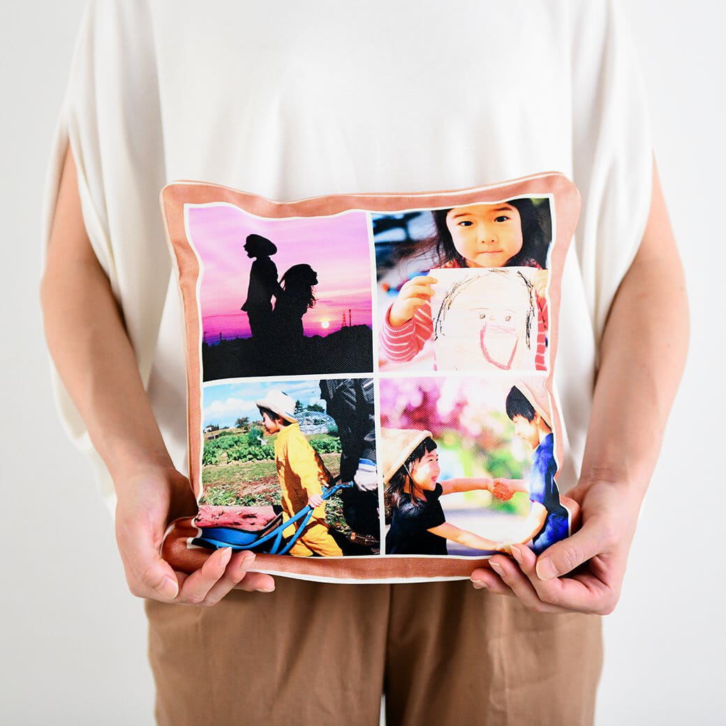 写真プリントで作るオリジナルクッション | FUJIFILMプリント