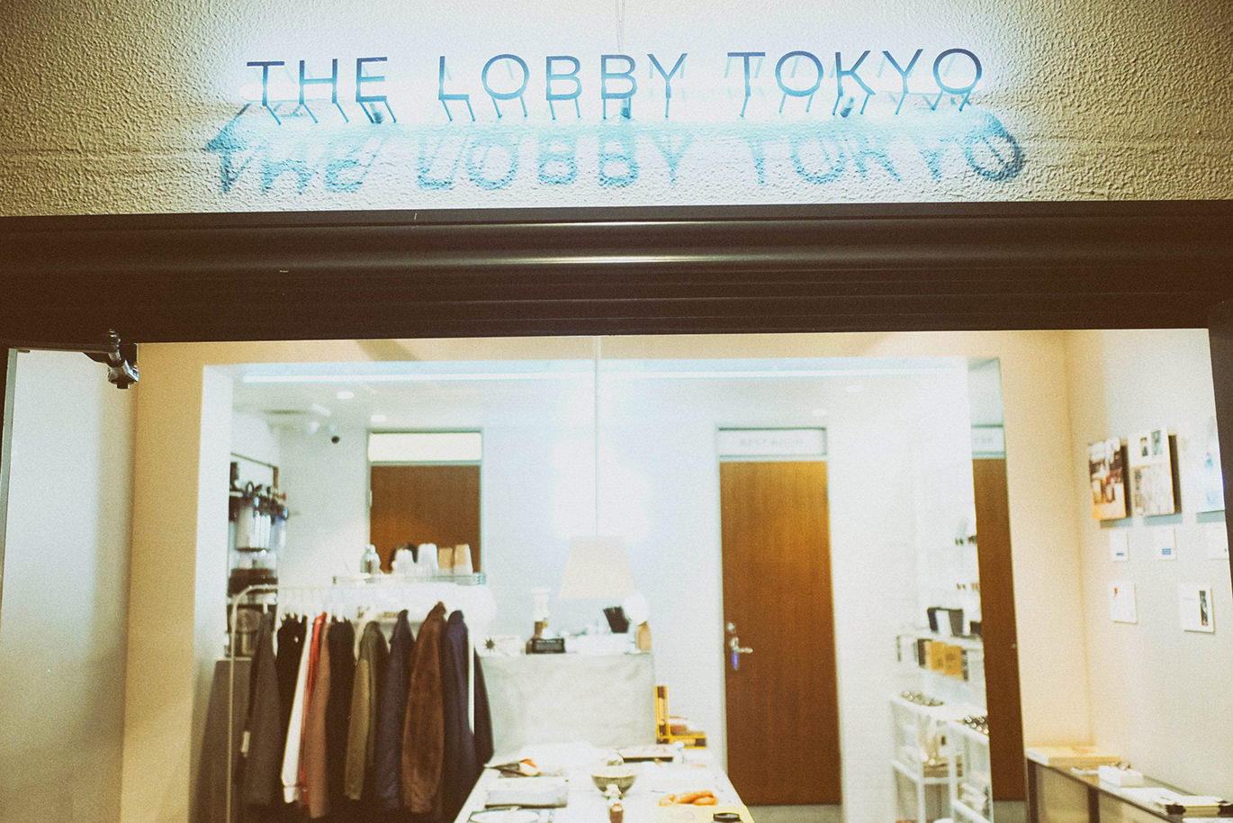 カフェ「THE LOBBY TOKYO」の入り口の様子