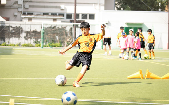 子どもたちのベストショットを集めるためにパパ・ママも頑張りました！