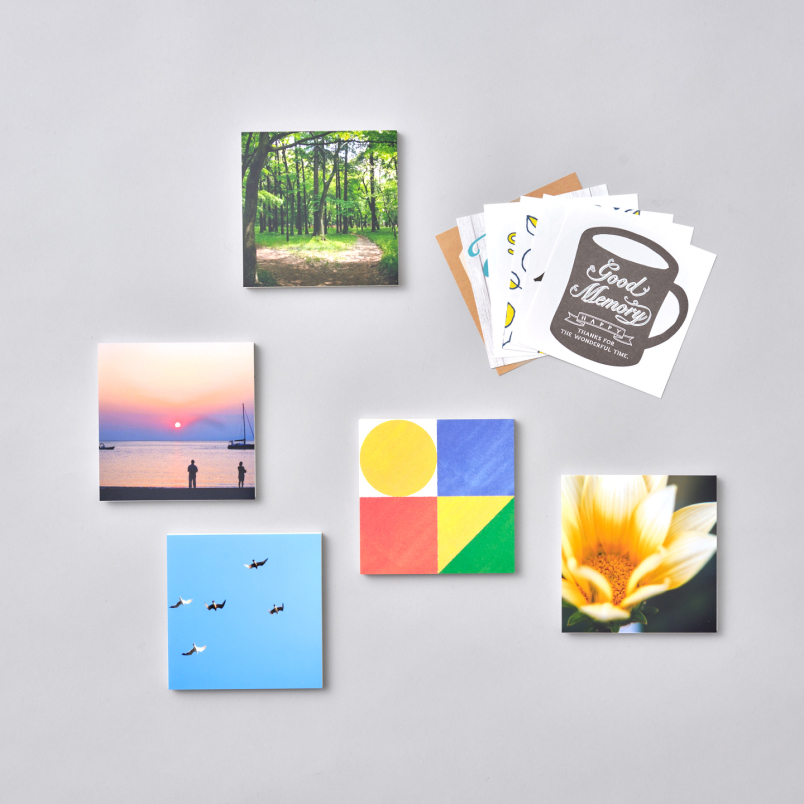 シャコラスターターキットの写真パネルとデザイン