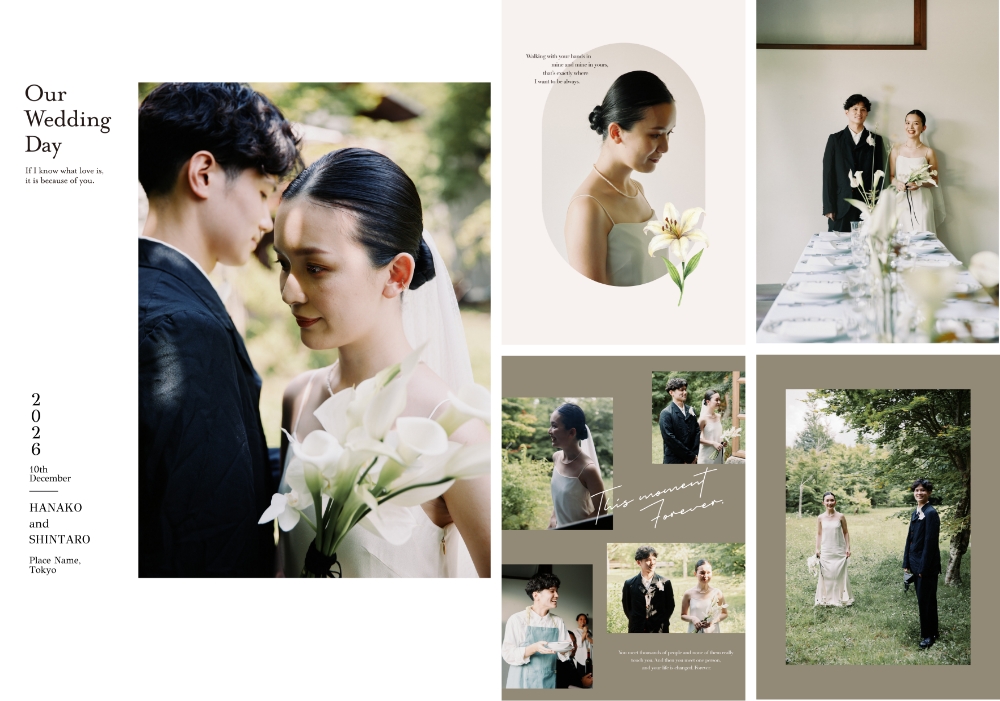コクヨ　アルバム　写真入れ　フォト　ウエディング　結婚式 結婚式の写真を記念に残す。ウェディングフォト特集｜富士フイルム公式